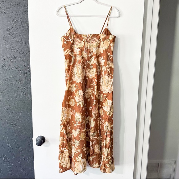 Sezane Chiaretta Dress Adana Maxi Floral Size 36 38 US 4 6 NWT - Picture 10 of 13